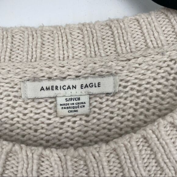 American Eagle sweater Multi Stripe Pullover Sweater Women's Size Medium - Picture 2 of 6